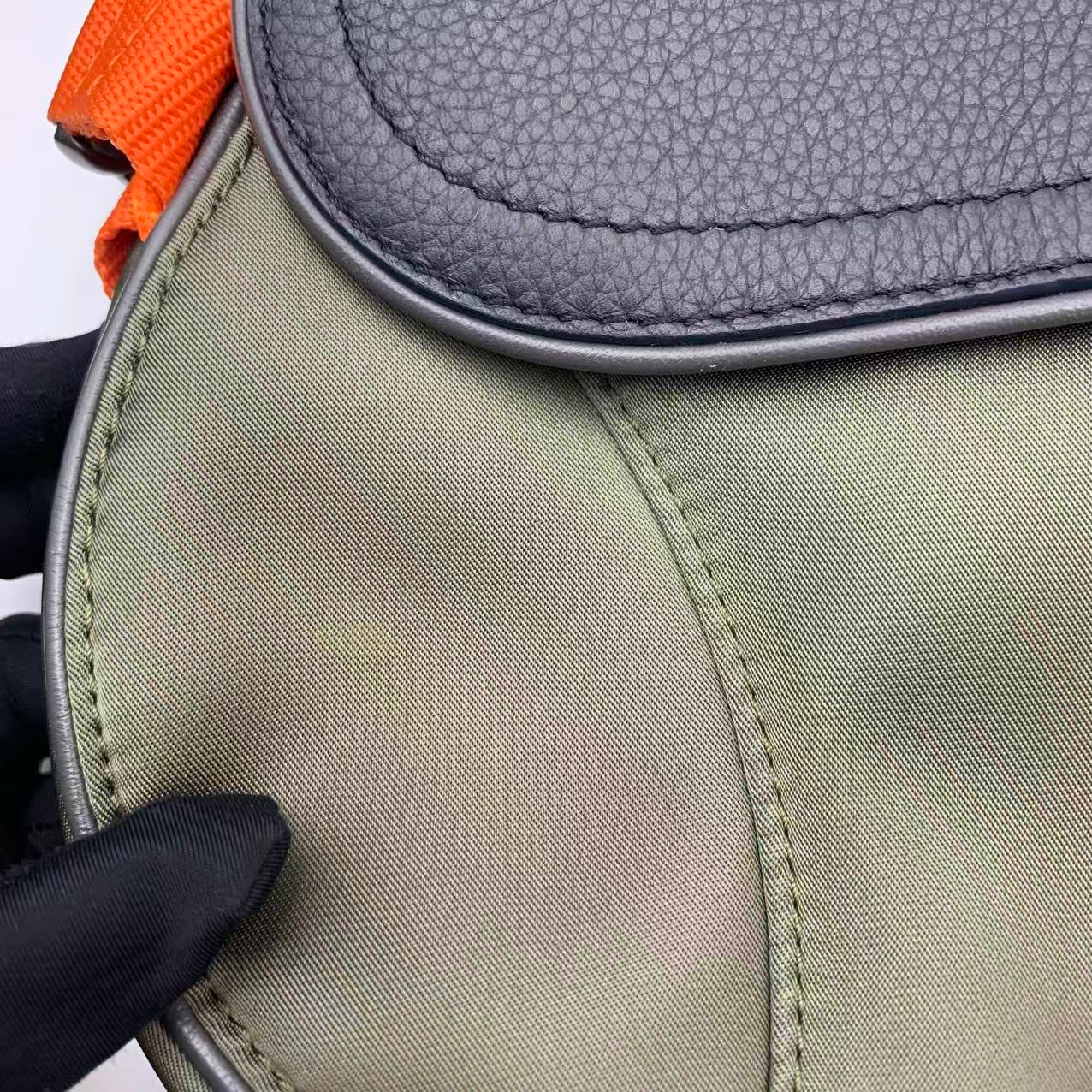 Dior - Saddle Bag Sacai Collaboration - Leather - Green - (mini)
