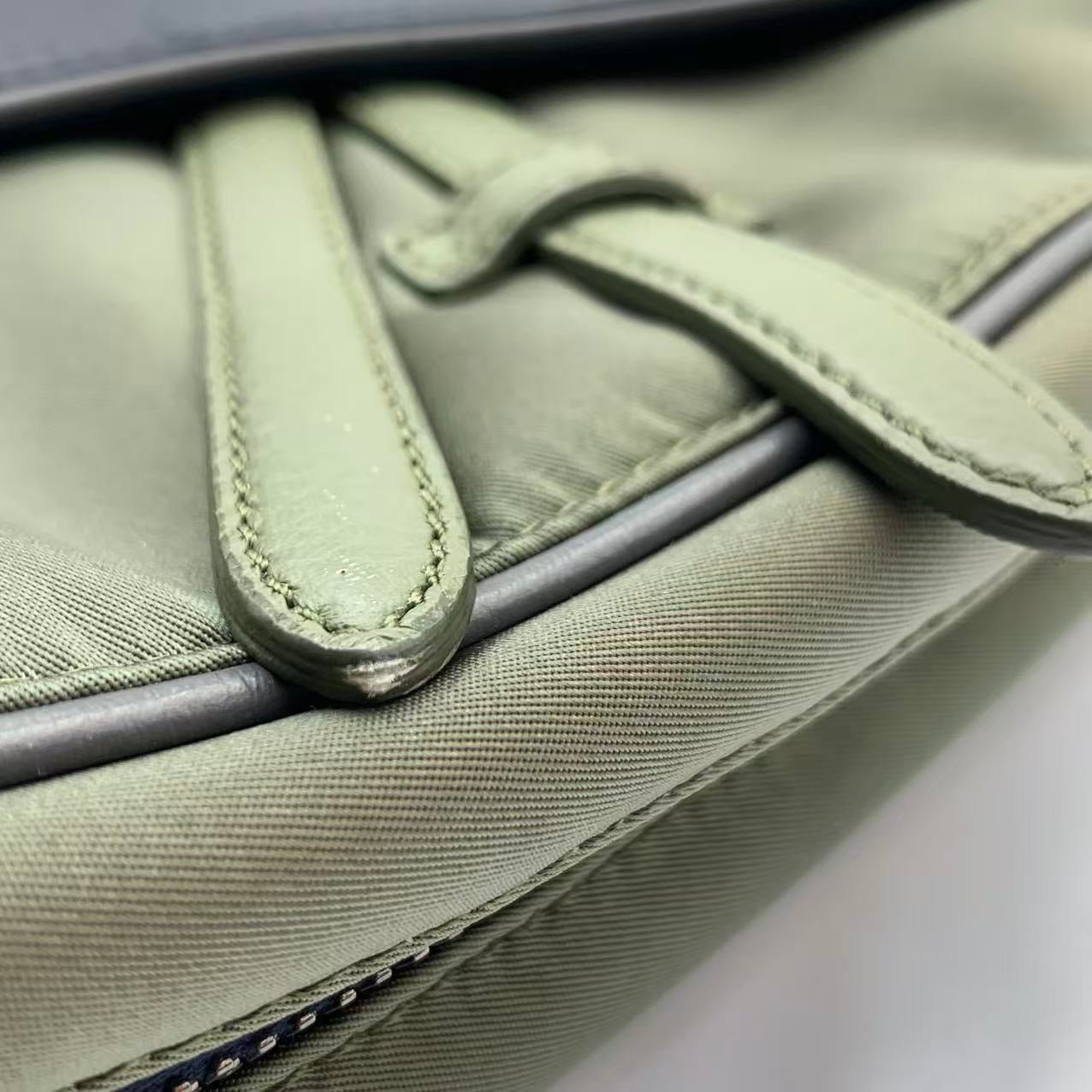 Dior - Saddle Bag Sacai Collaboration - Leather - Green - (mini)