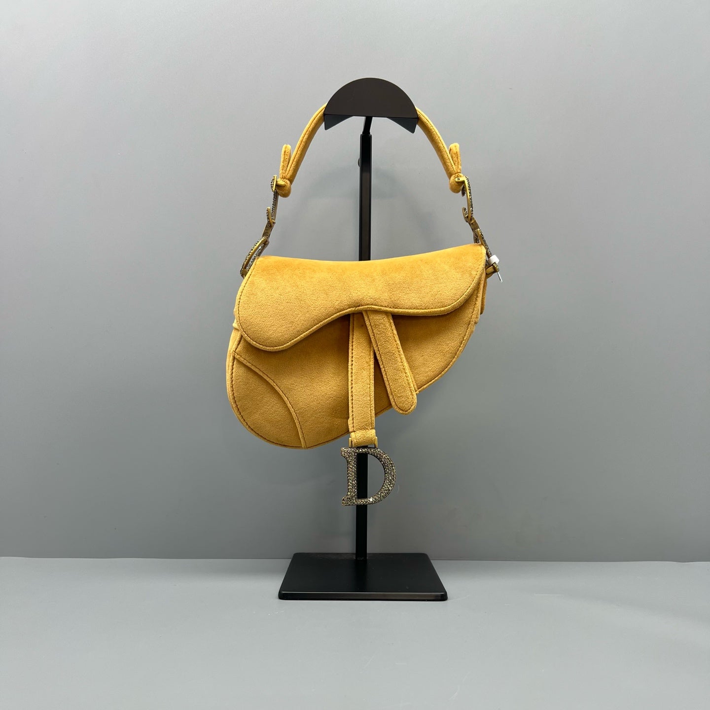 Dior - Saddle Bag - Velvet - Yellow - (small)