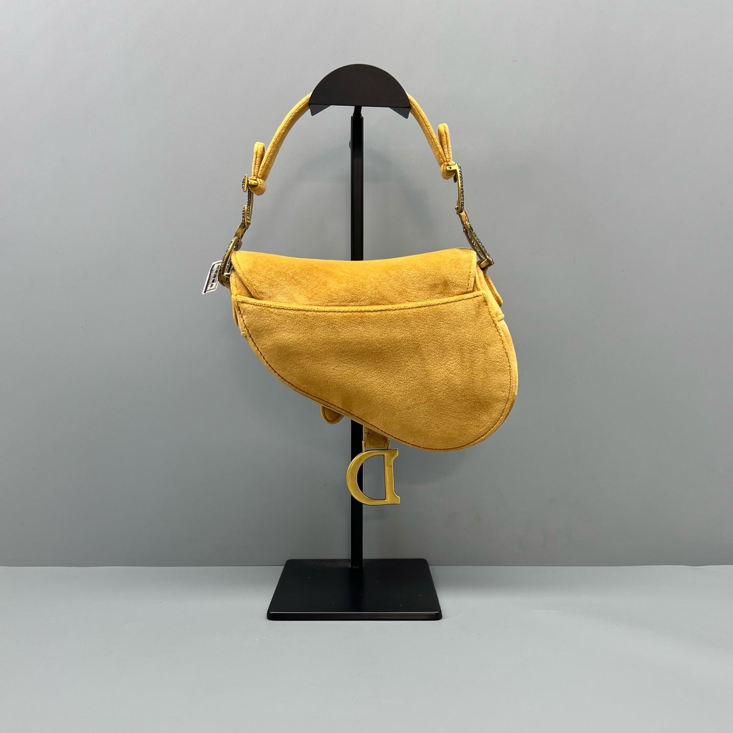 Dior - Saddle Bag - Velvet - Yellow - (small)