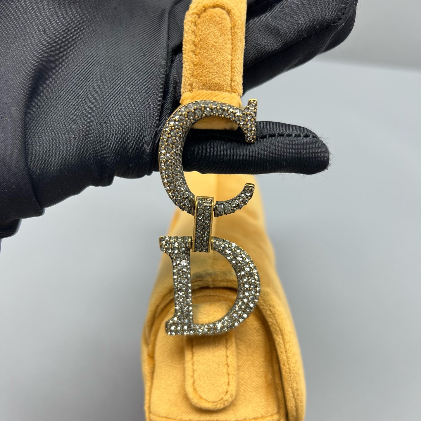 Dior - Saddle Bag - Velvet - Yellow - (small)