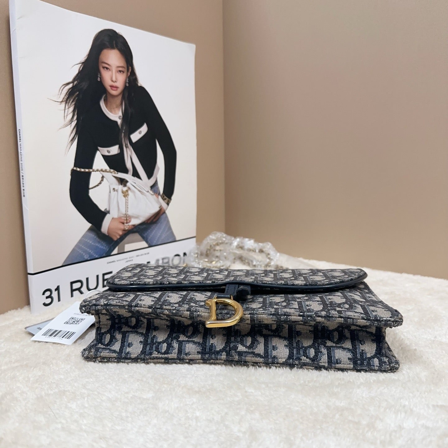 Dior - Saddle Bag Wallet - Cloth - Multicolour - (mini)