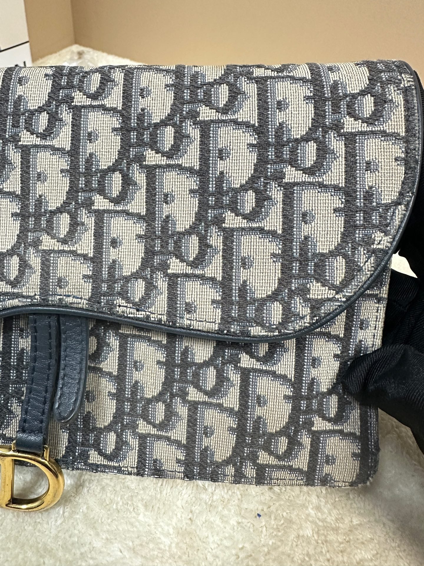 Dior - Saddle Bag Wallet - Cloth - Multicolour - (mini)