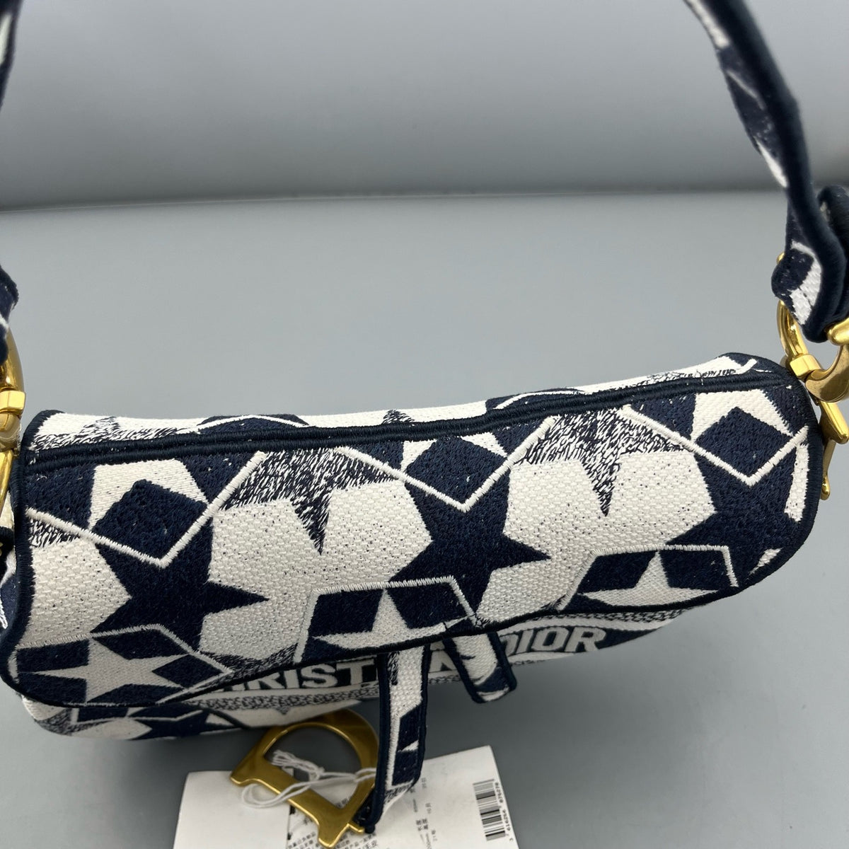 Dior - Saddle Bag with Star Embroidery - Cloth - Multicolour - (medium)