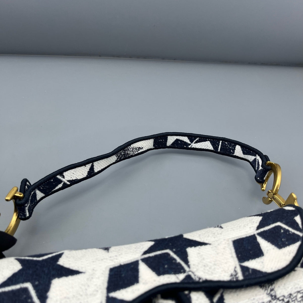 Dior - Saddle Bag with Star Embroidery - Cloth - Multicolour - (medium)