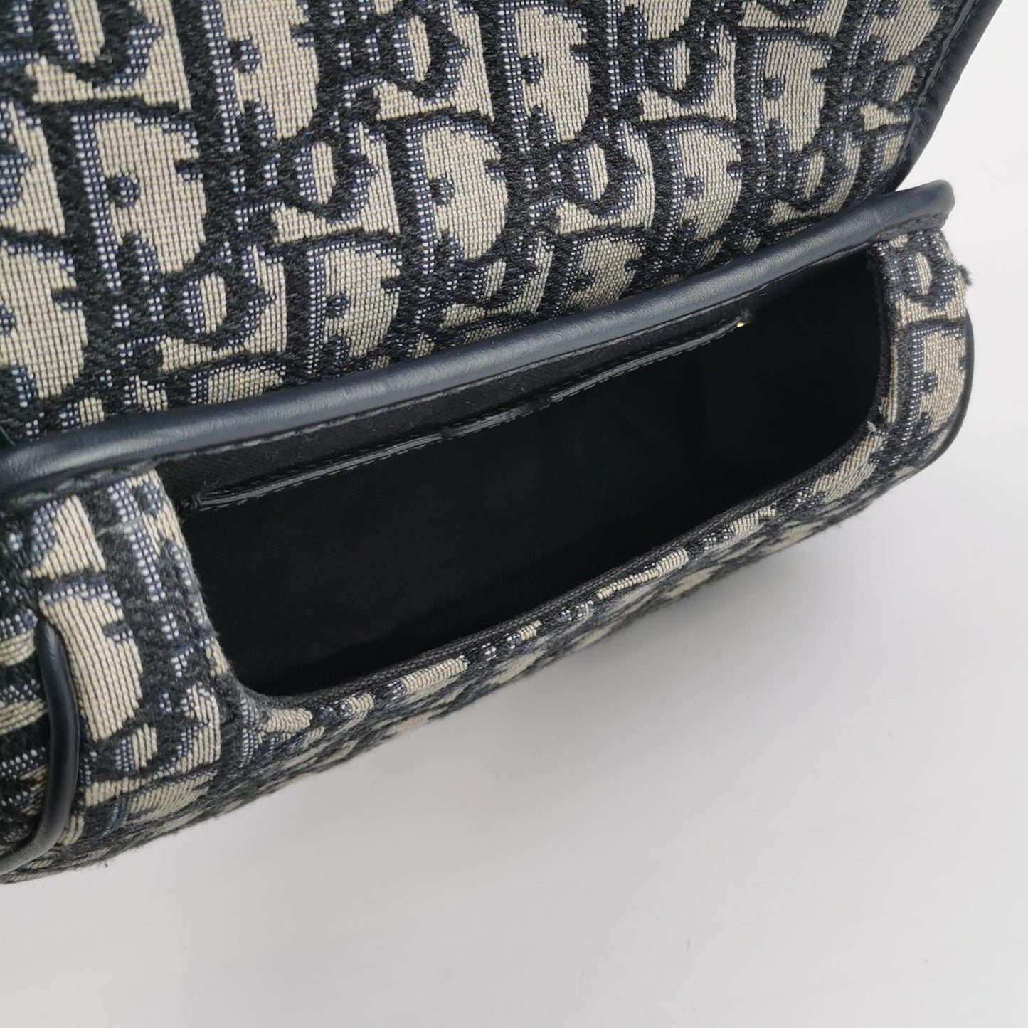 Dior - Bobby - Oblique canvas and Leather - Blue - (Mini)