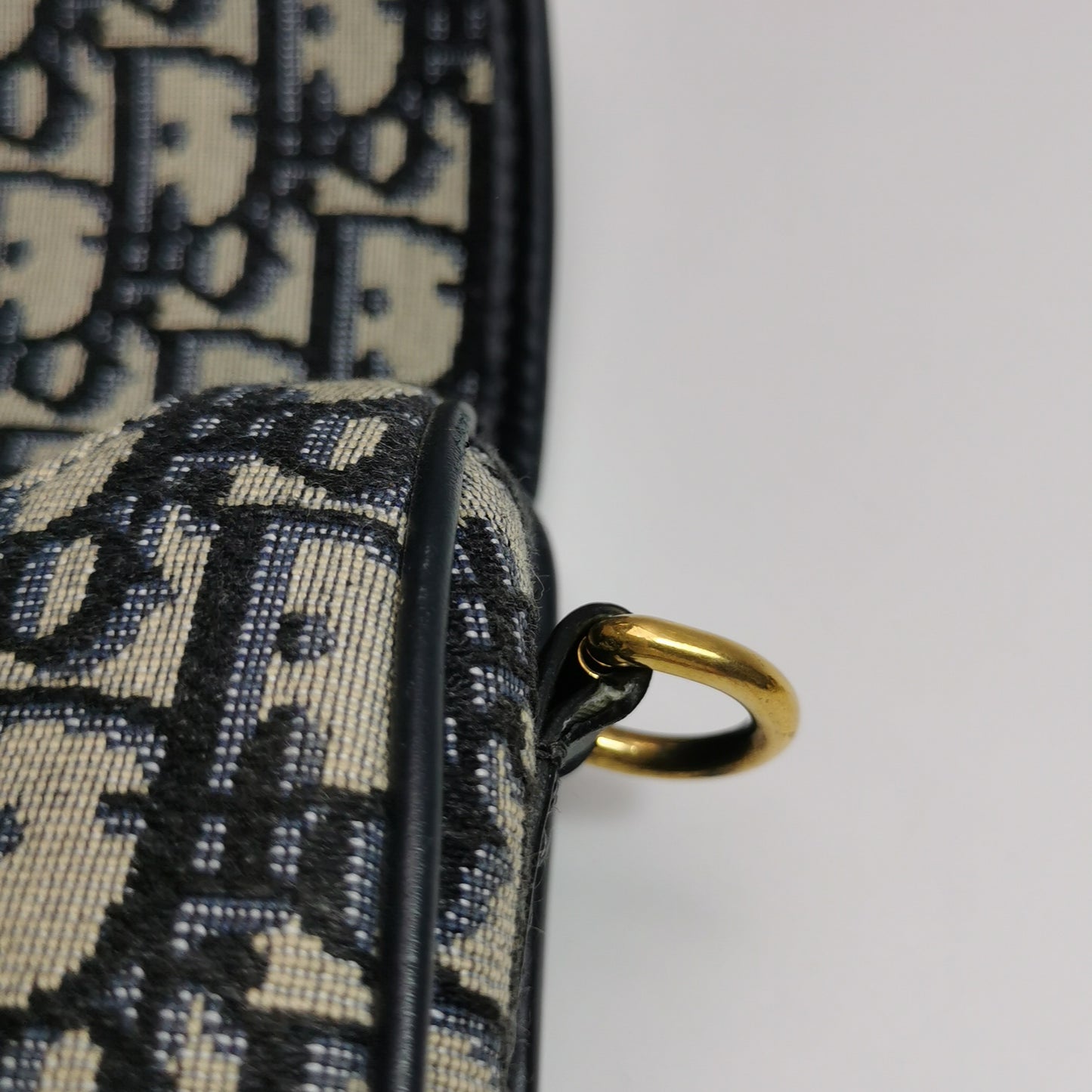 Dior - Bobby - Oblique canvas and Leather - Blue - (Mini)
