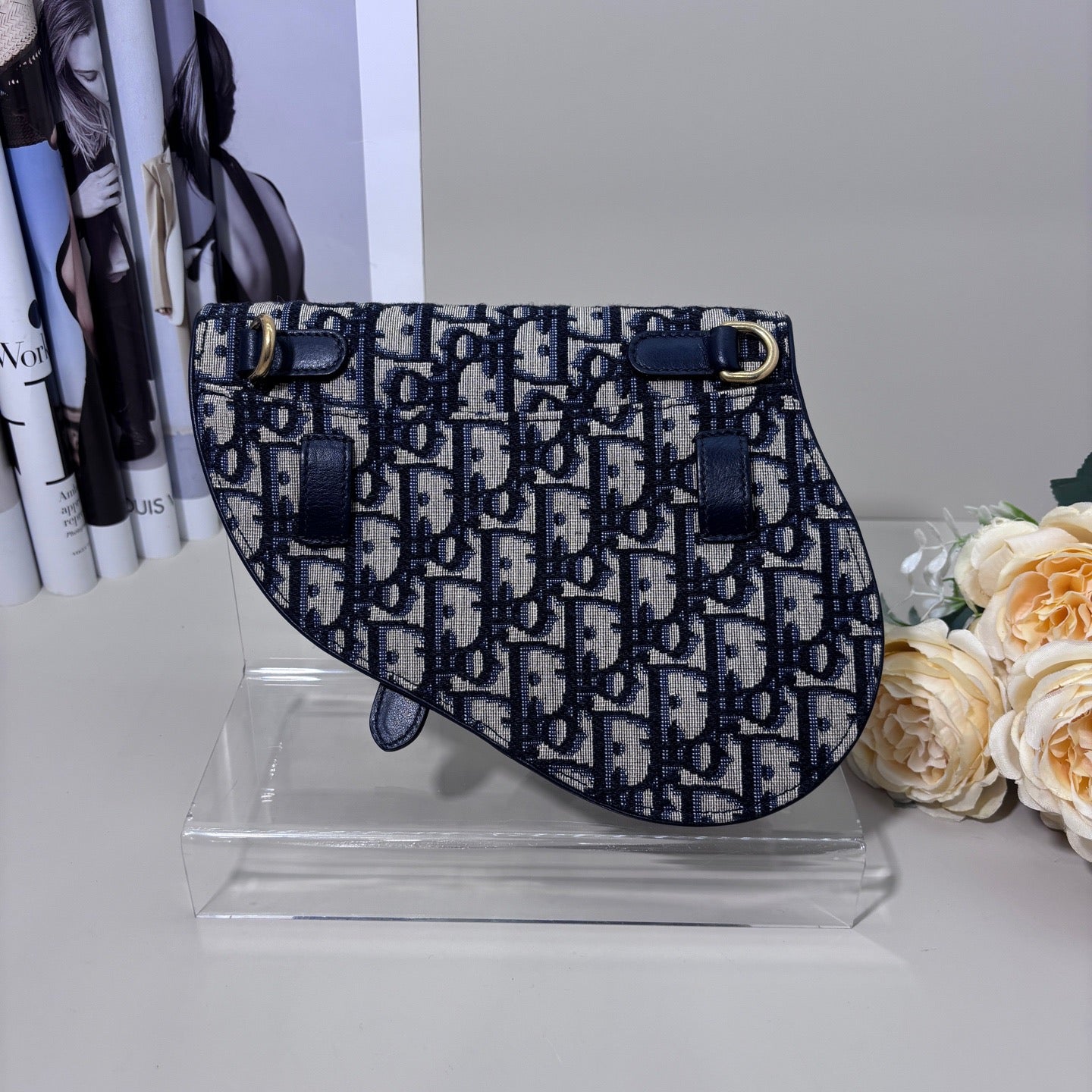 Dior - Saddle Belt Bag - Cloth - Brown - (mini)