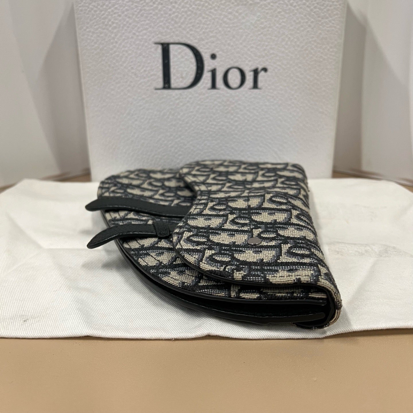 Dior - Saddle belt bag - Cloth - Brown - (mini)