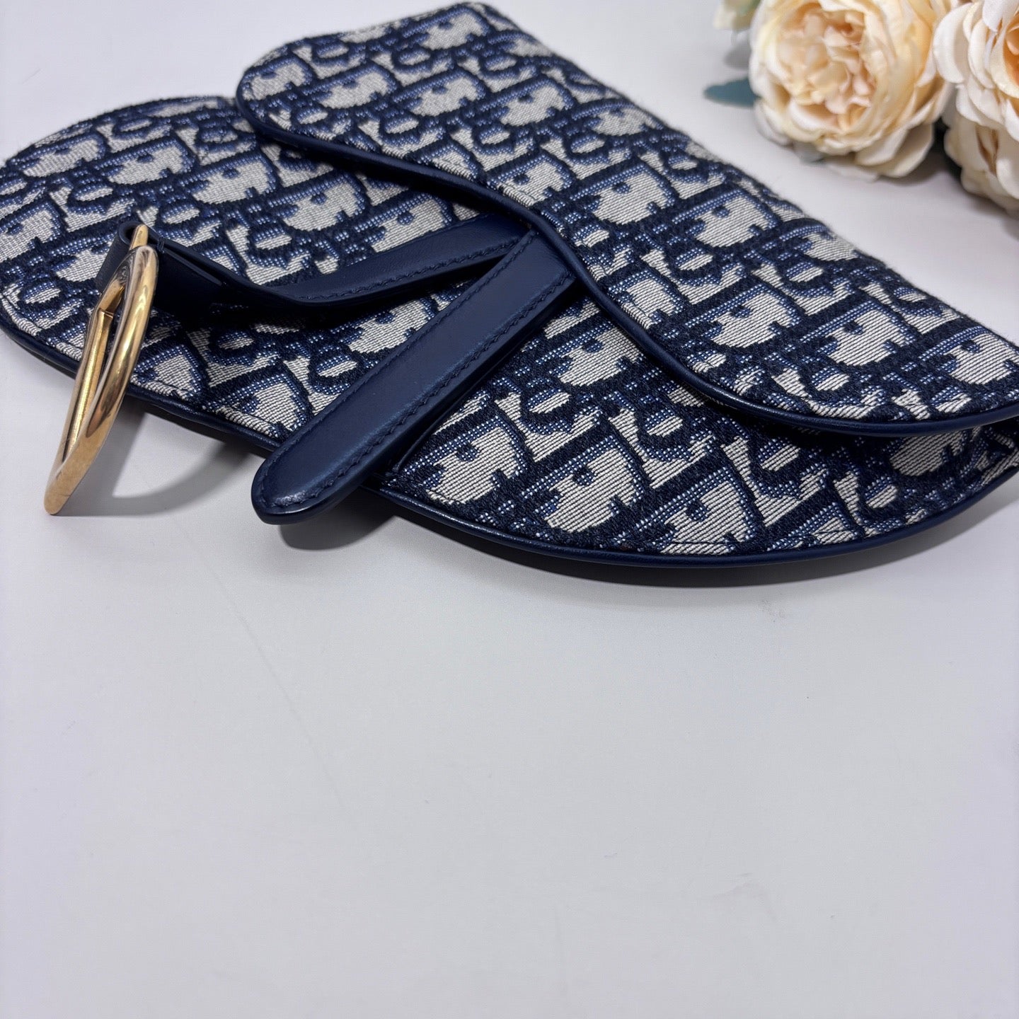 Dior - Saddle Belt Bag - Cloth - Brown - (mini)