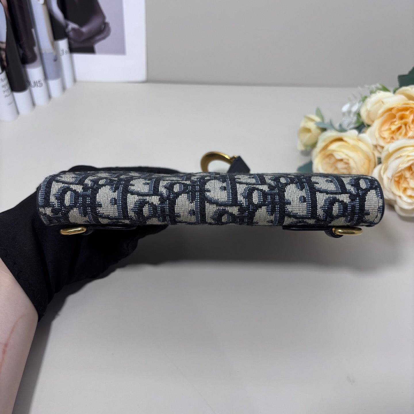 Dior - Saddle Belt Bag - Cloth - Brown - (mini)