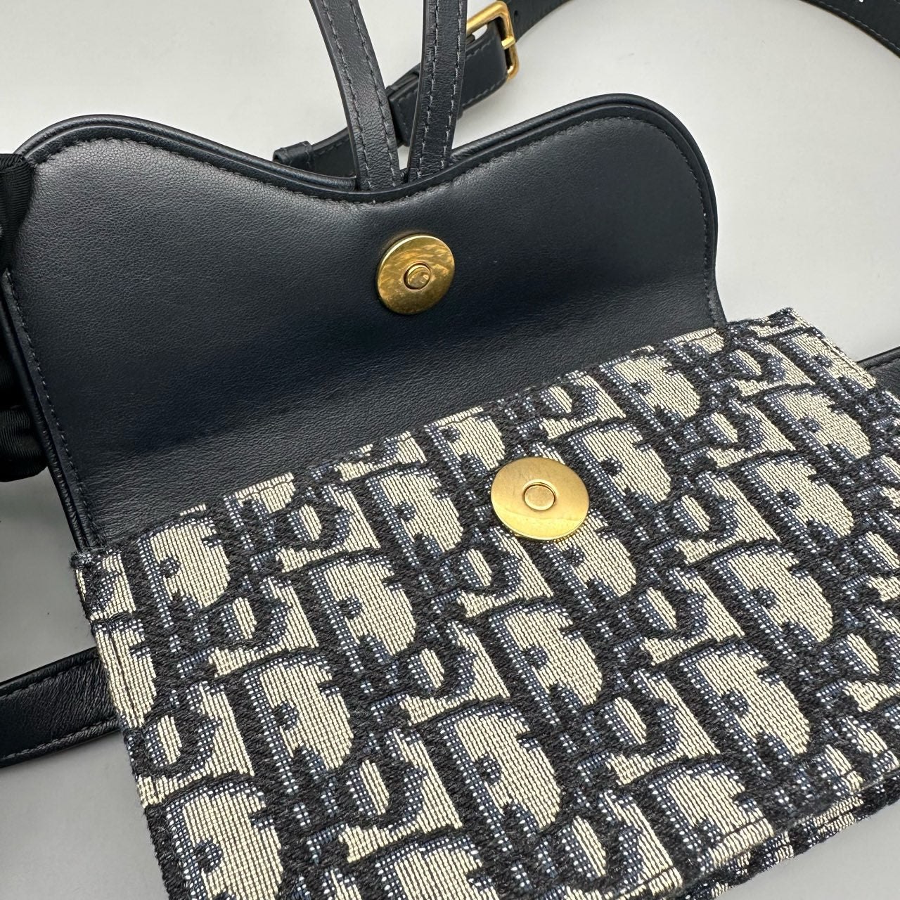Dior - Saddle Belt Bag - Cloth - Multicolour - (mini)