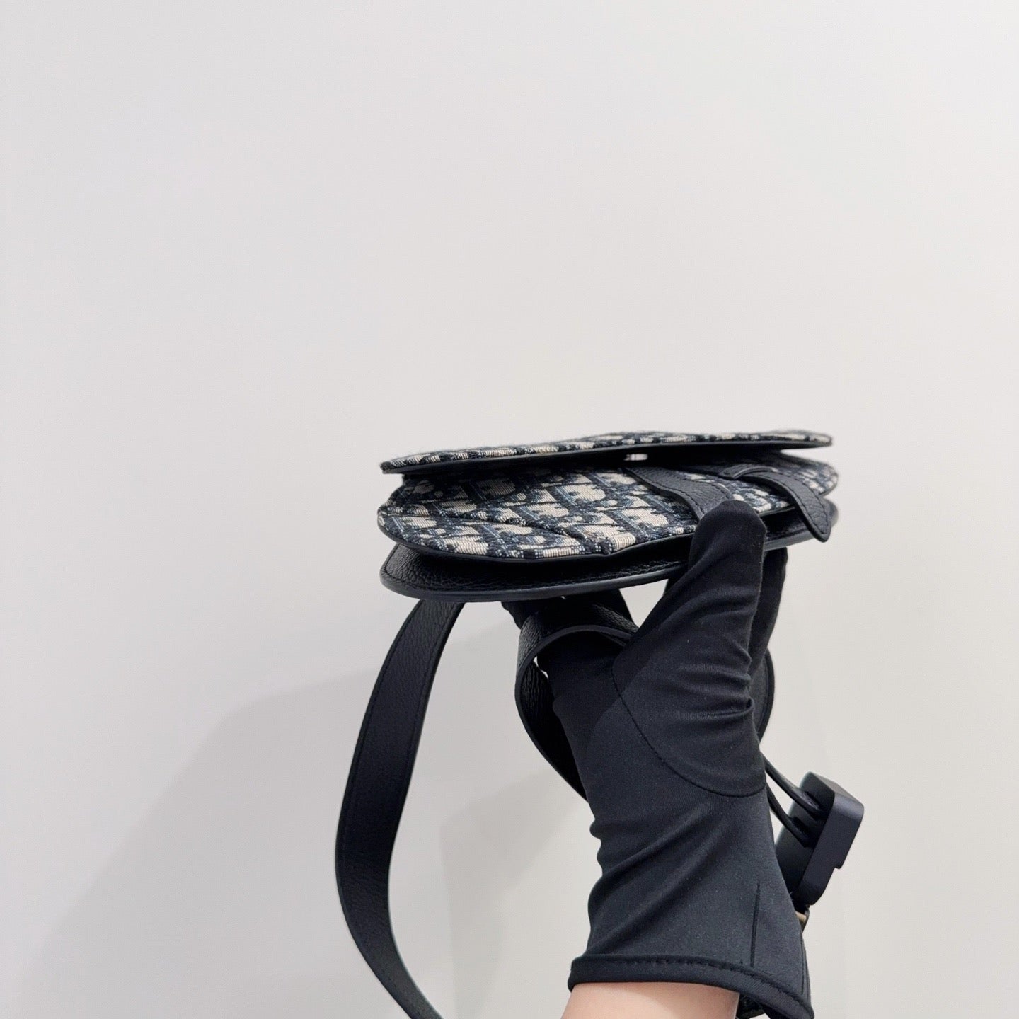 Dior - Saddle Belt Bag - Denim - Blue - (mini)