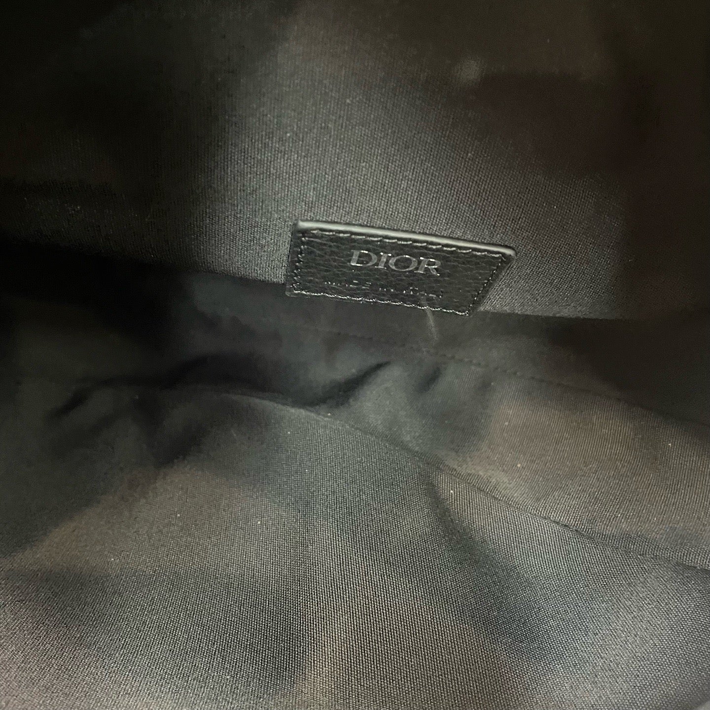 Dior - Saddle Belt Bag - Grained leather - Black - (medium)