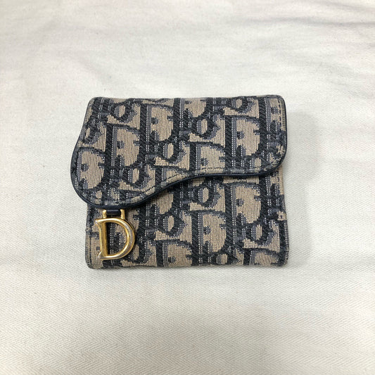 Dior - Saddle Bloom - Leather - Blue - (mini)