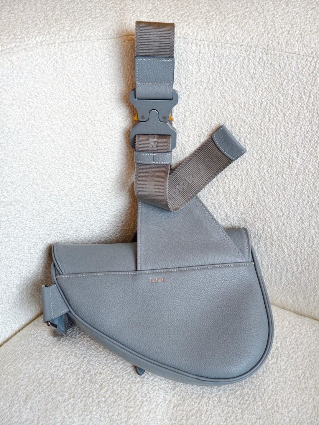 Dior - Saddle - Calfskin - Grey - (mini)