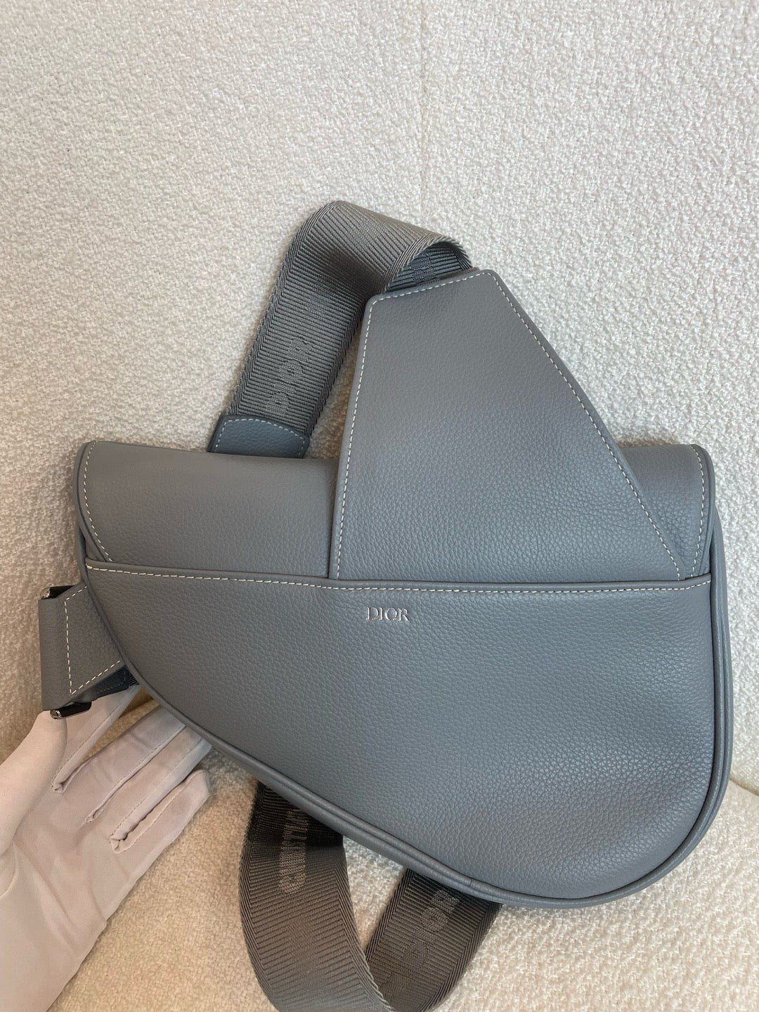 Dior - Saddle - Calfskin - Grey - (mini)