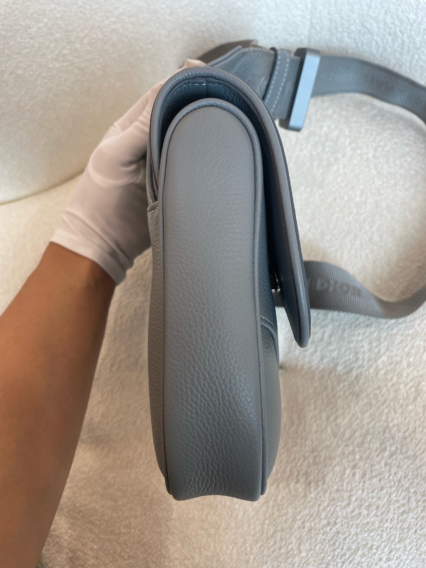 Dior - Saddle - Calfskin - Grey - (mini)