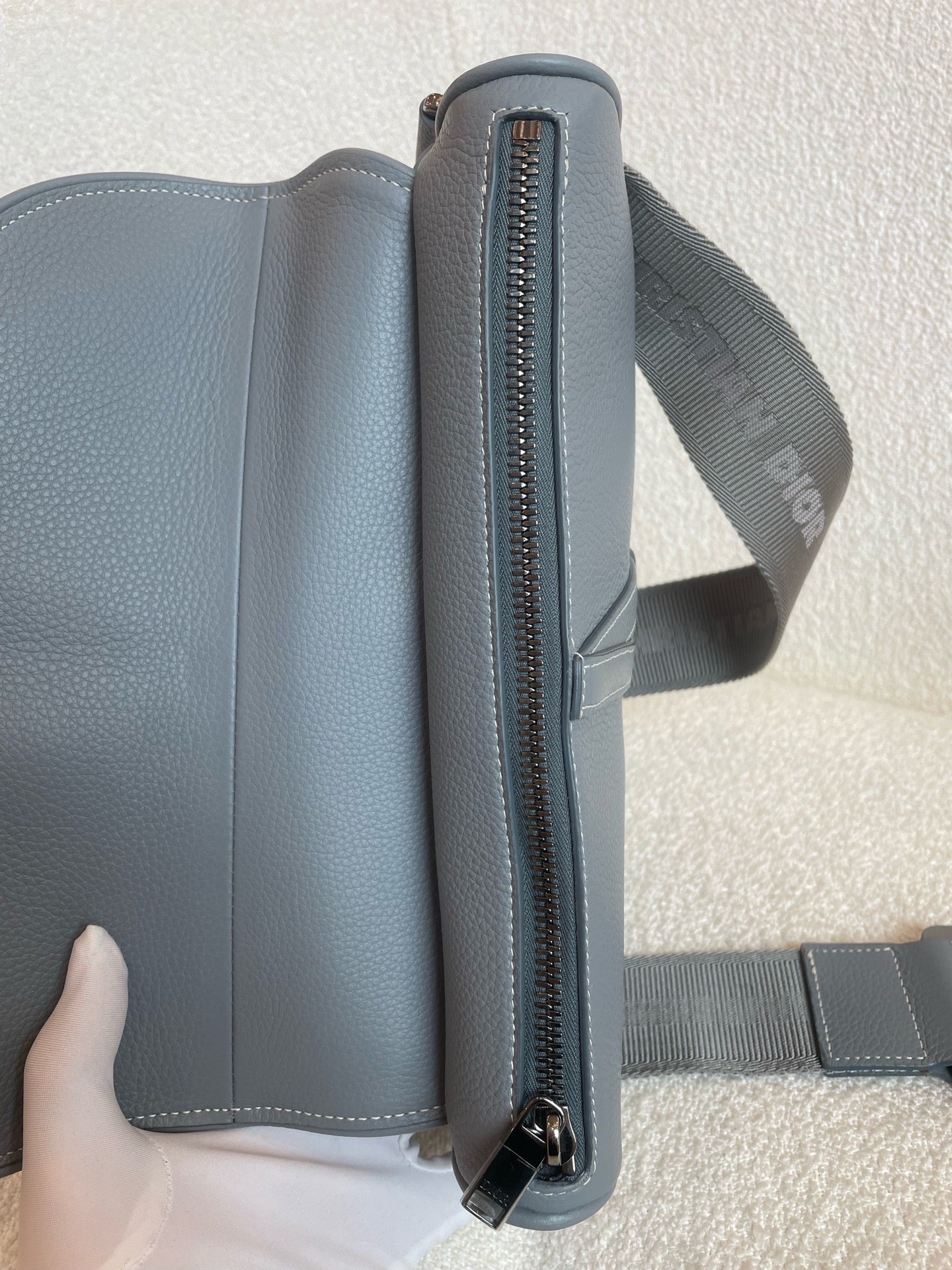 Dior - Saddle - Calfskin - Grey - (mini)