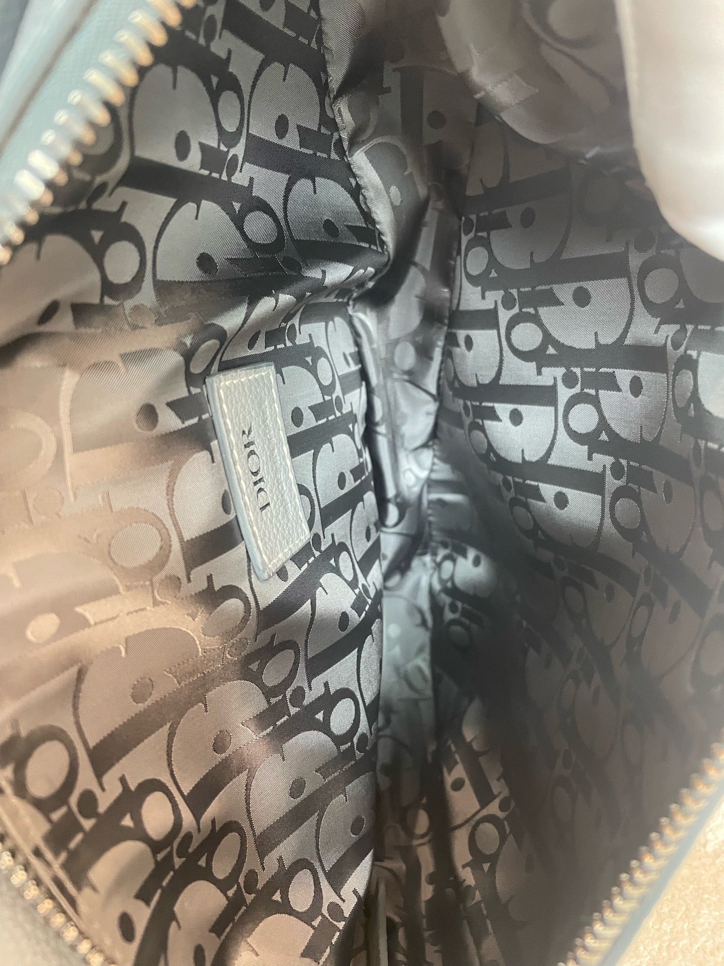 Dior - Saddle - Calfskin - Grey - (mini)