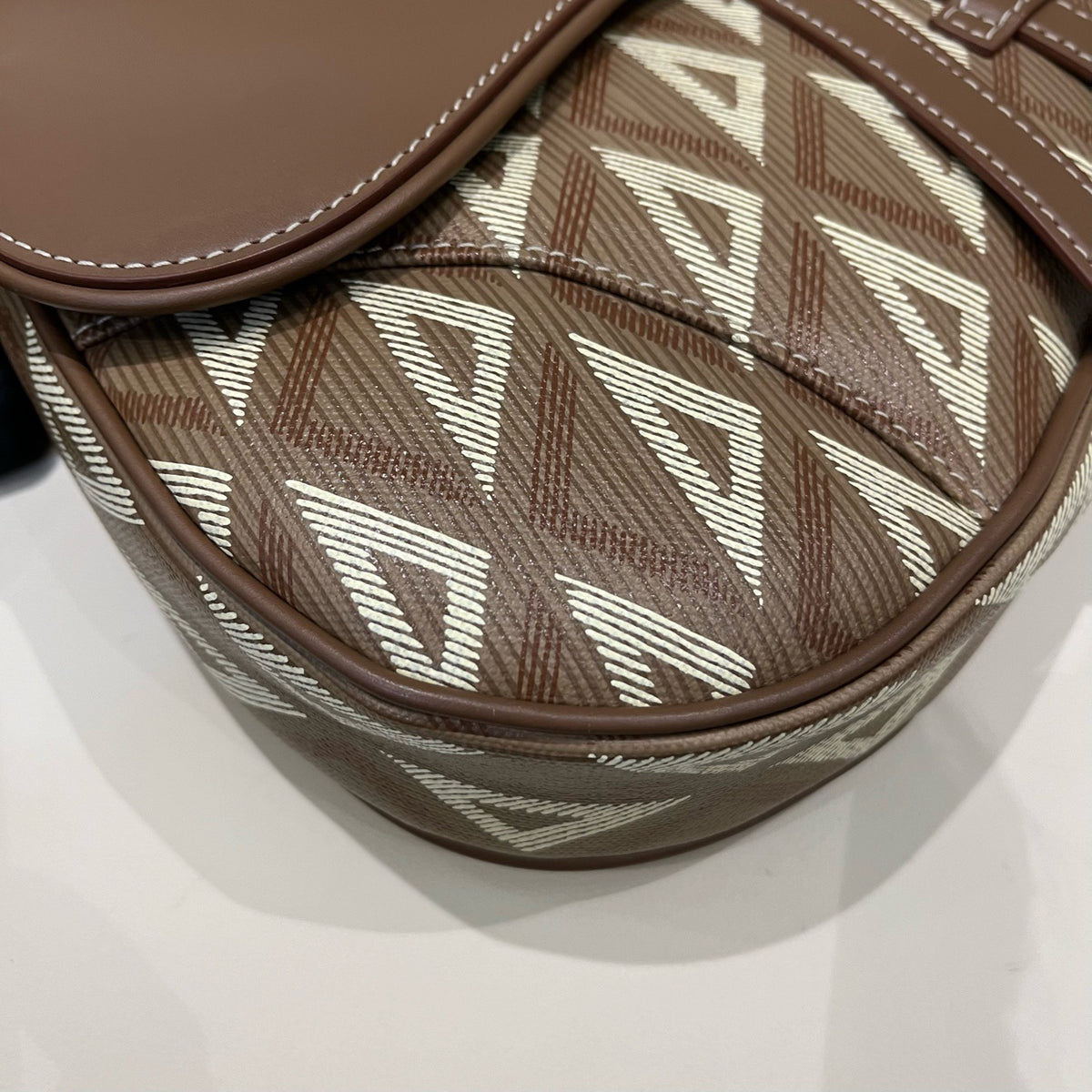 Dior - Saddle CD Diamond - Cloth - Brown