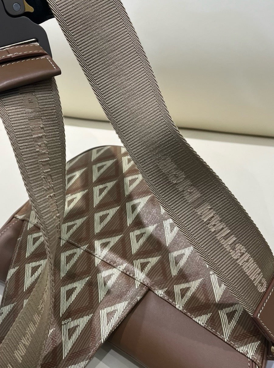 Dior - Saddle CD Diamond - Cloth - Brown