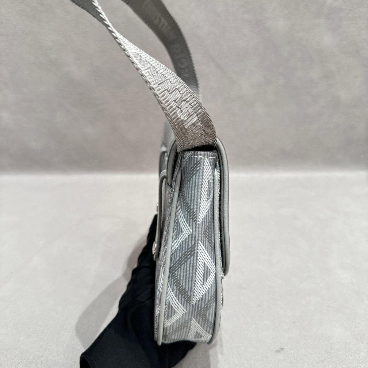 Dior - Saddle CD Diamond Mini - Cloth - Grey - (mini)