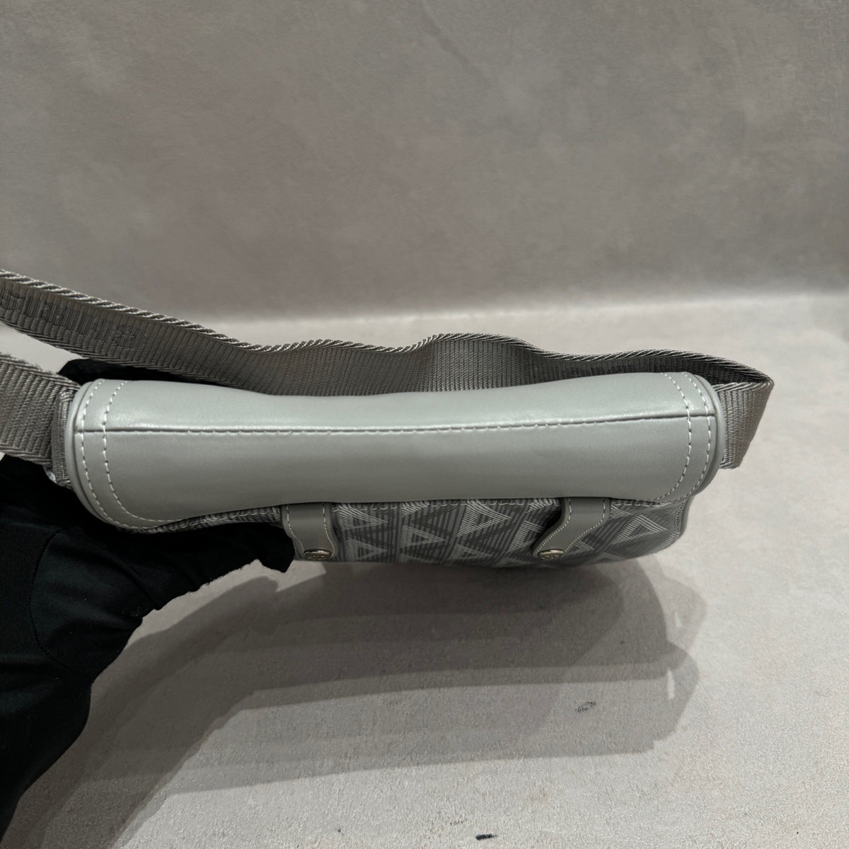 Dior - Saddle CD Diamond Mini - Cloth - Grey - (mini)