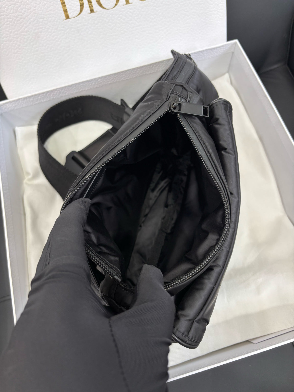 Dior - Saddle - Cloth - Black