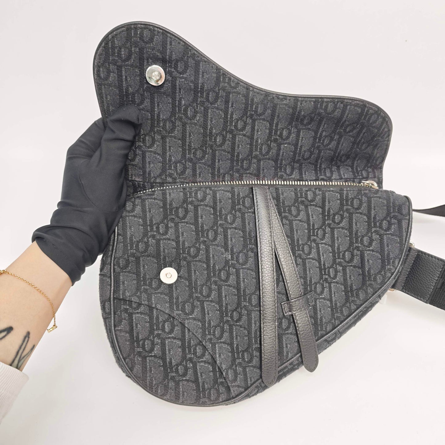 Dior - Saddle - Cloth - Black - (medium)