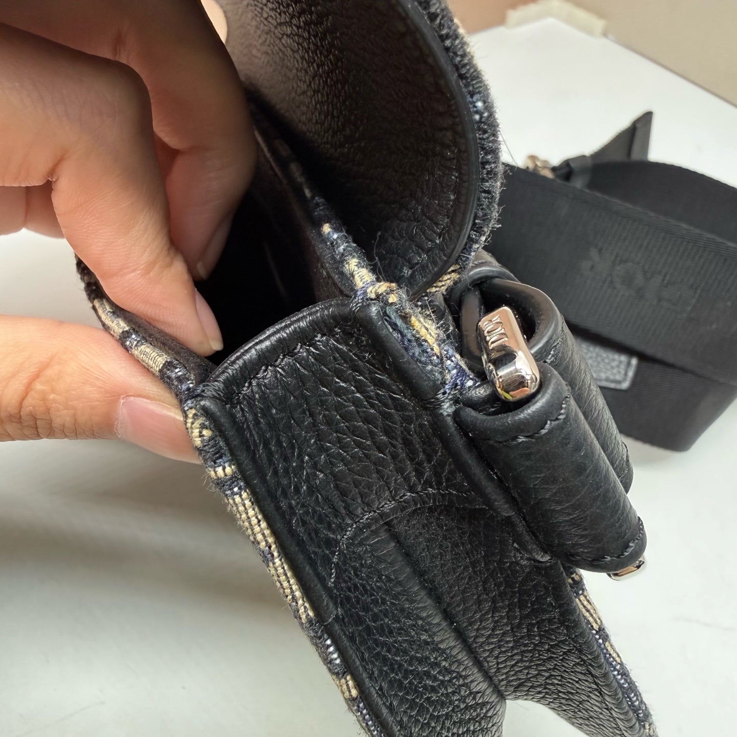 Dior - Saddle - Cloth - Black - (medium)