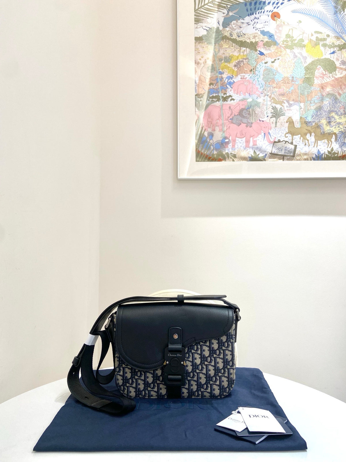 Dior - Saddle - Cloth - Black - (small)