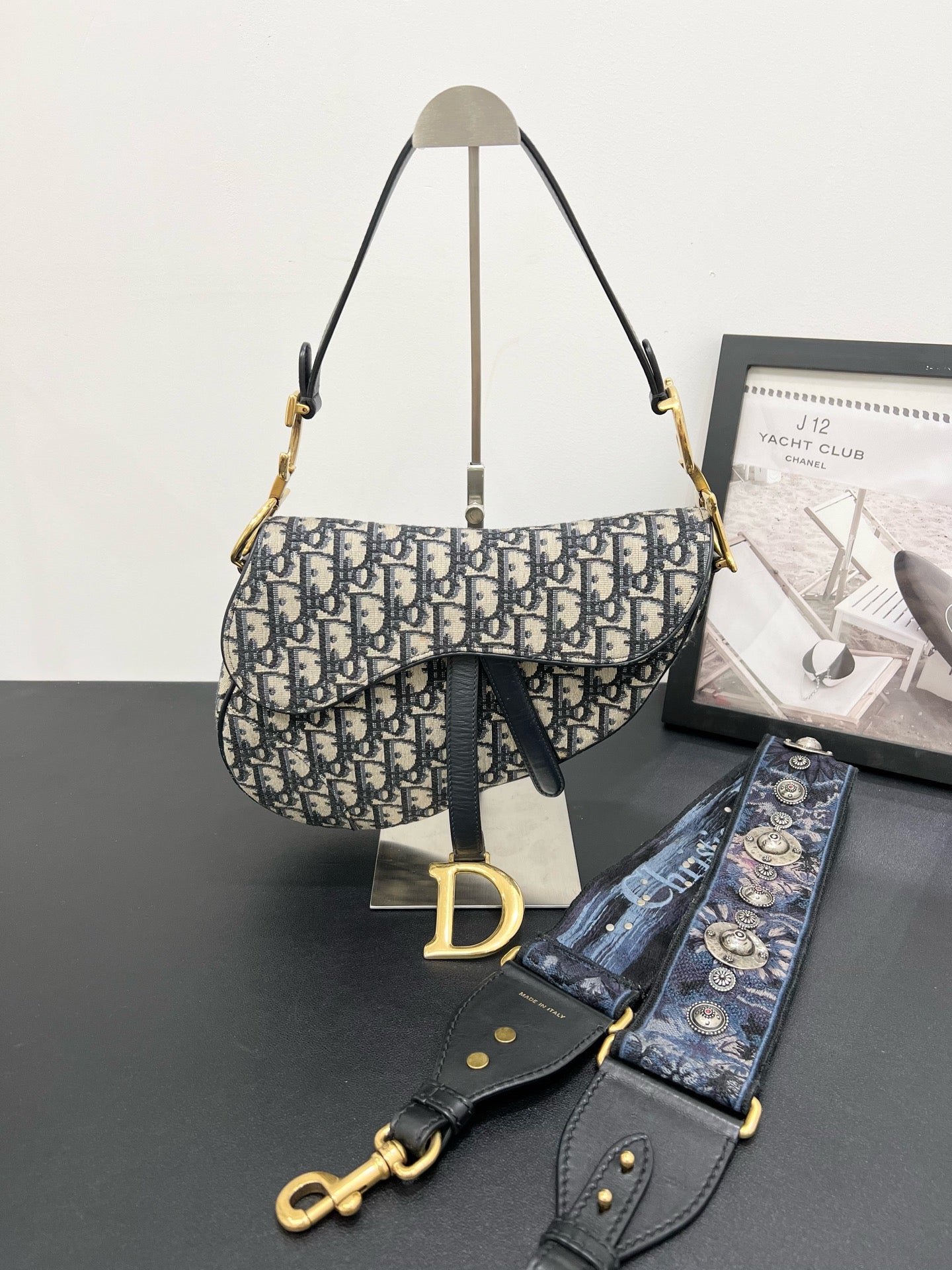 Dior - Saddle - Cloth - Blue - (medium)
