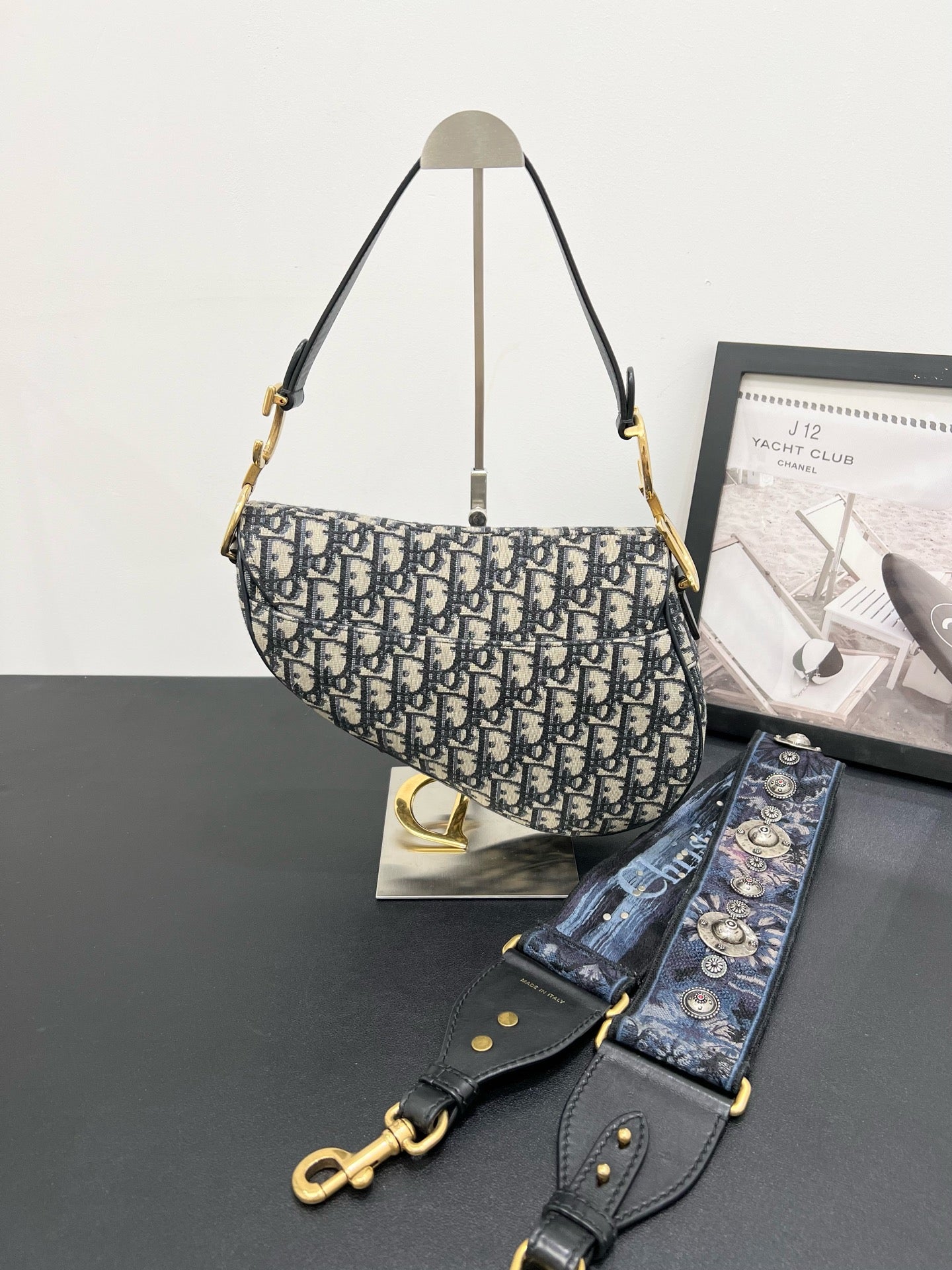 Dior - Saddle - Cloth - Blue - (medium)