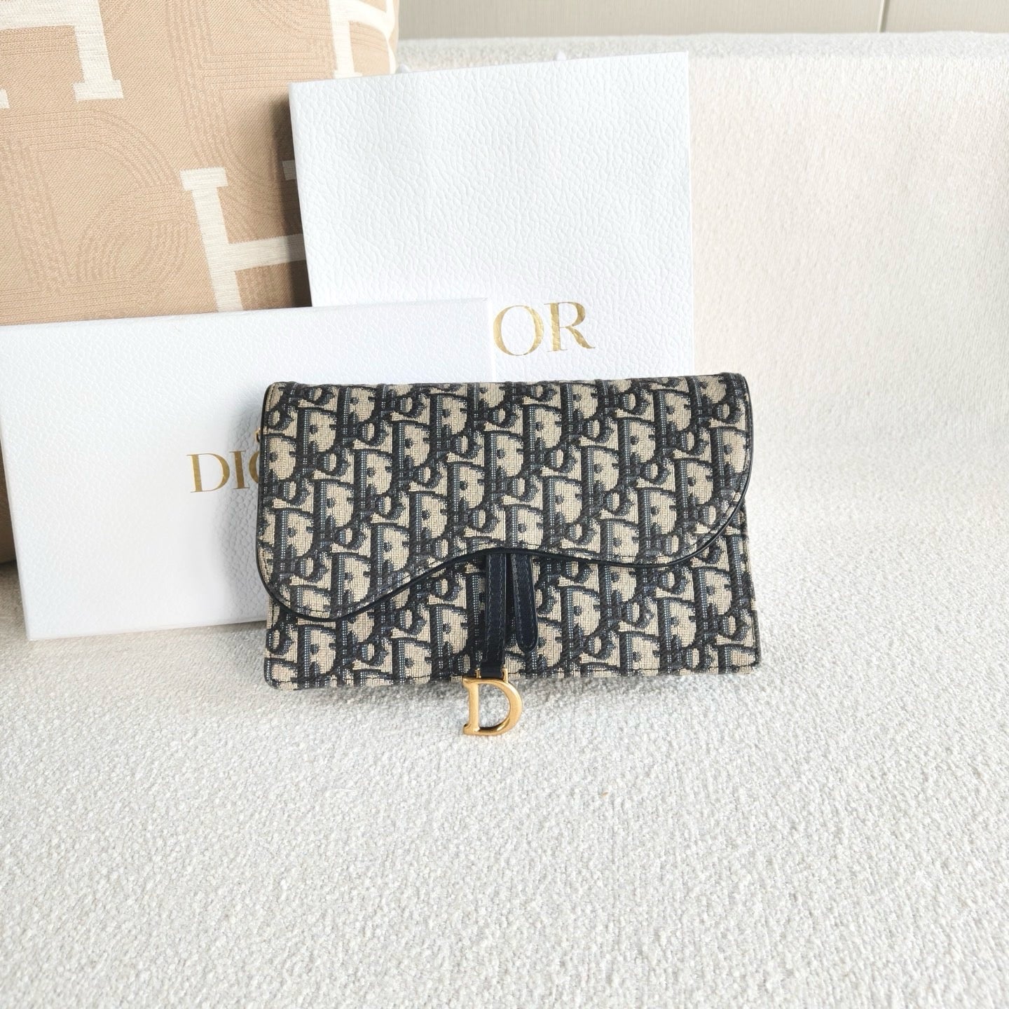 Dior - Saddle - Cloth - Blue - (Medium)