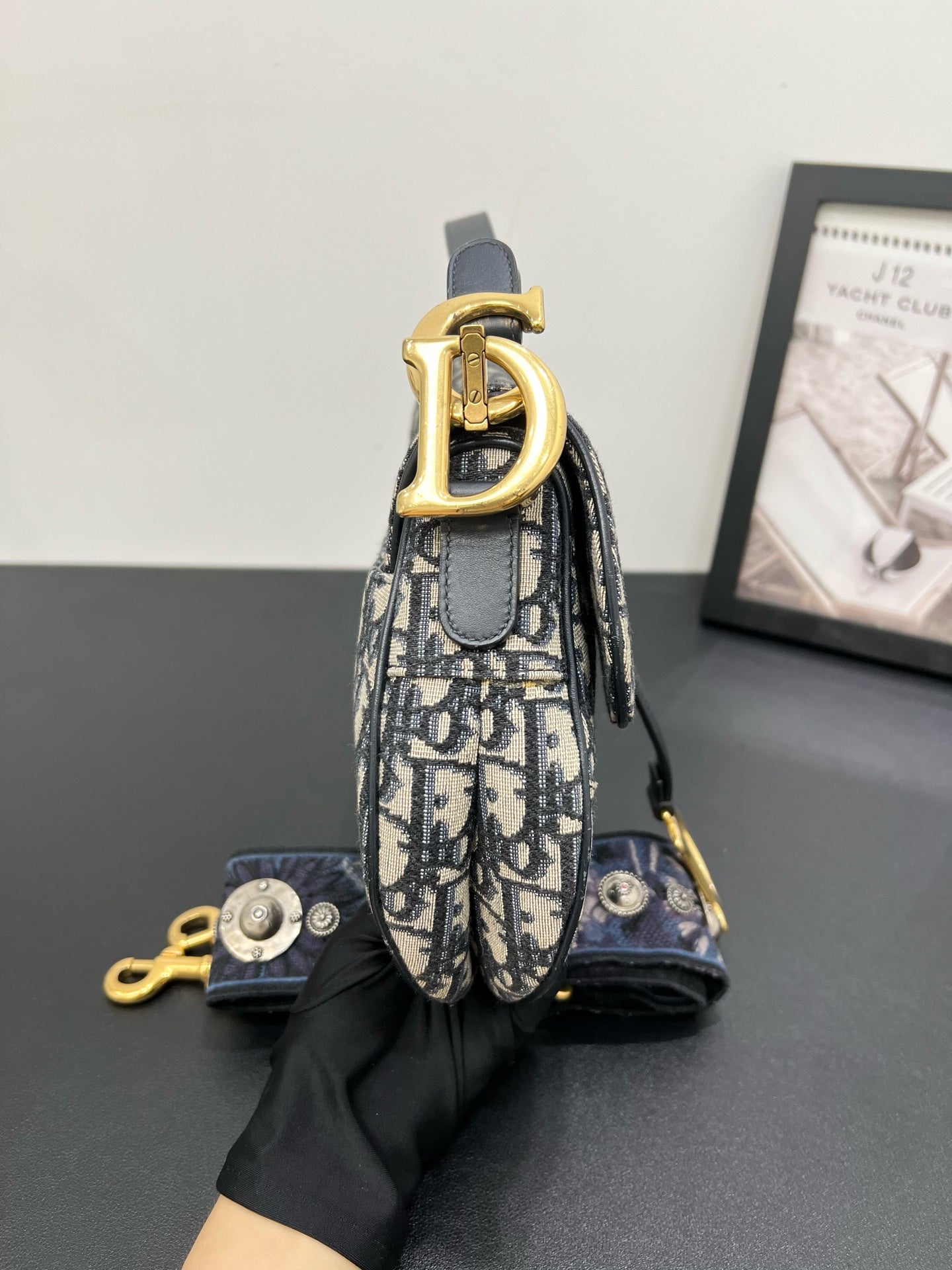 Dior - Saddle - Cloth - Blue - (medium)