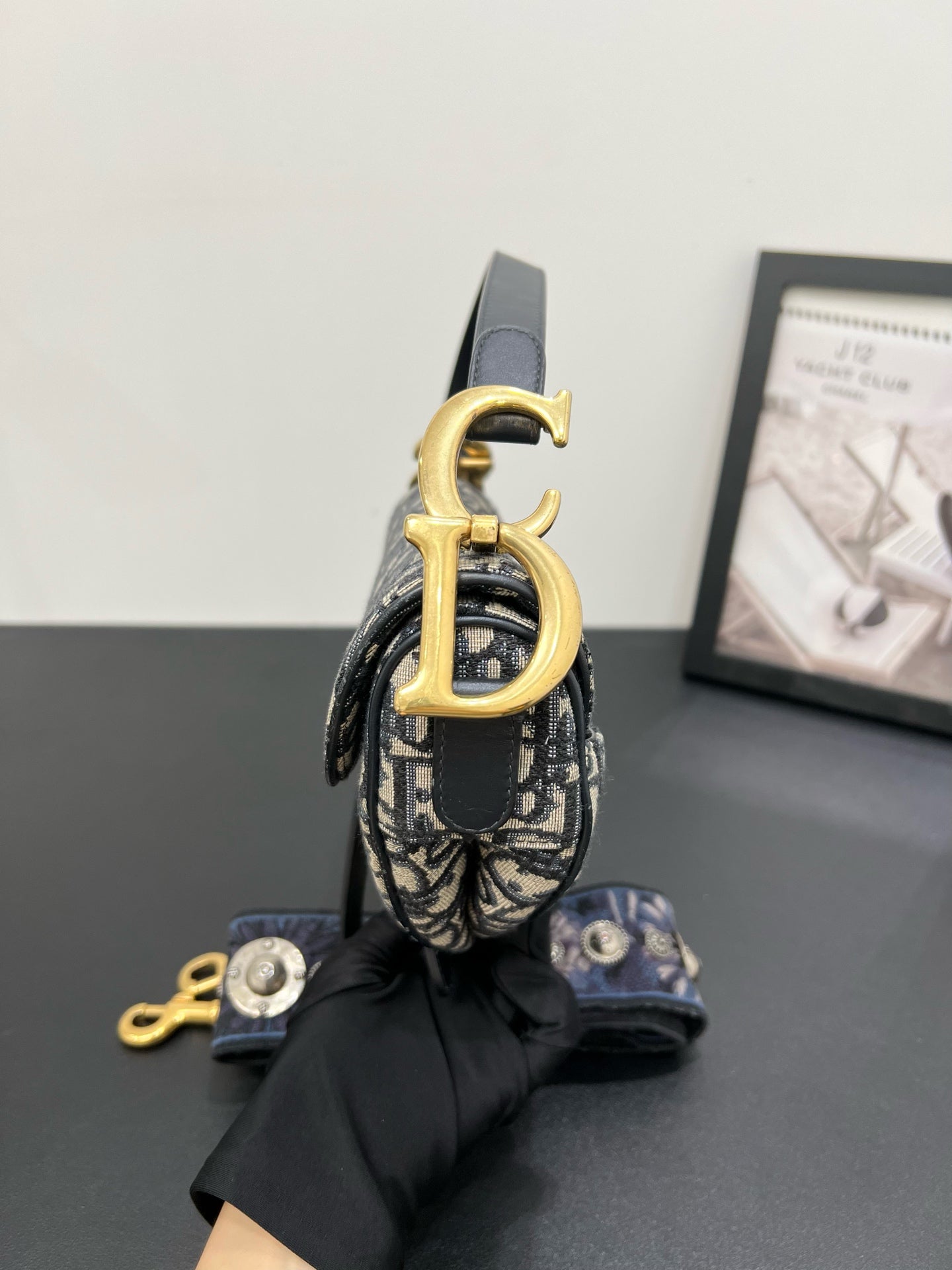 Dior - Saddle - Cloth - Blue - (medium)