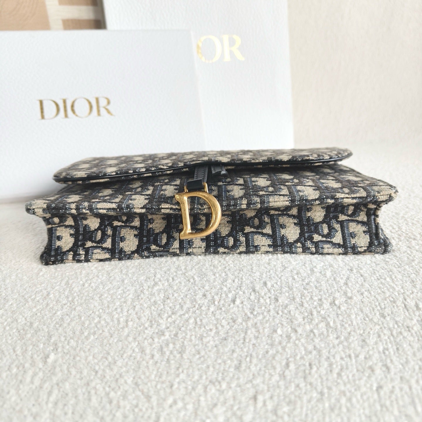 Dior - Saddle - Cloth - Blue - (Medium)