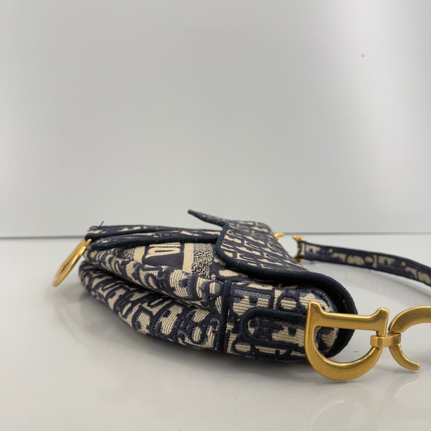 Dior - Saddle - Cloth - Blue - (medium)