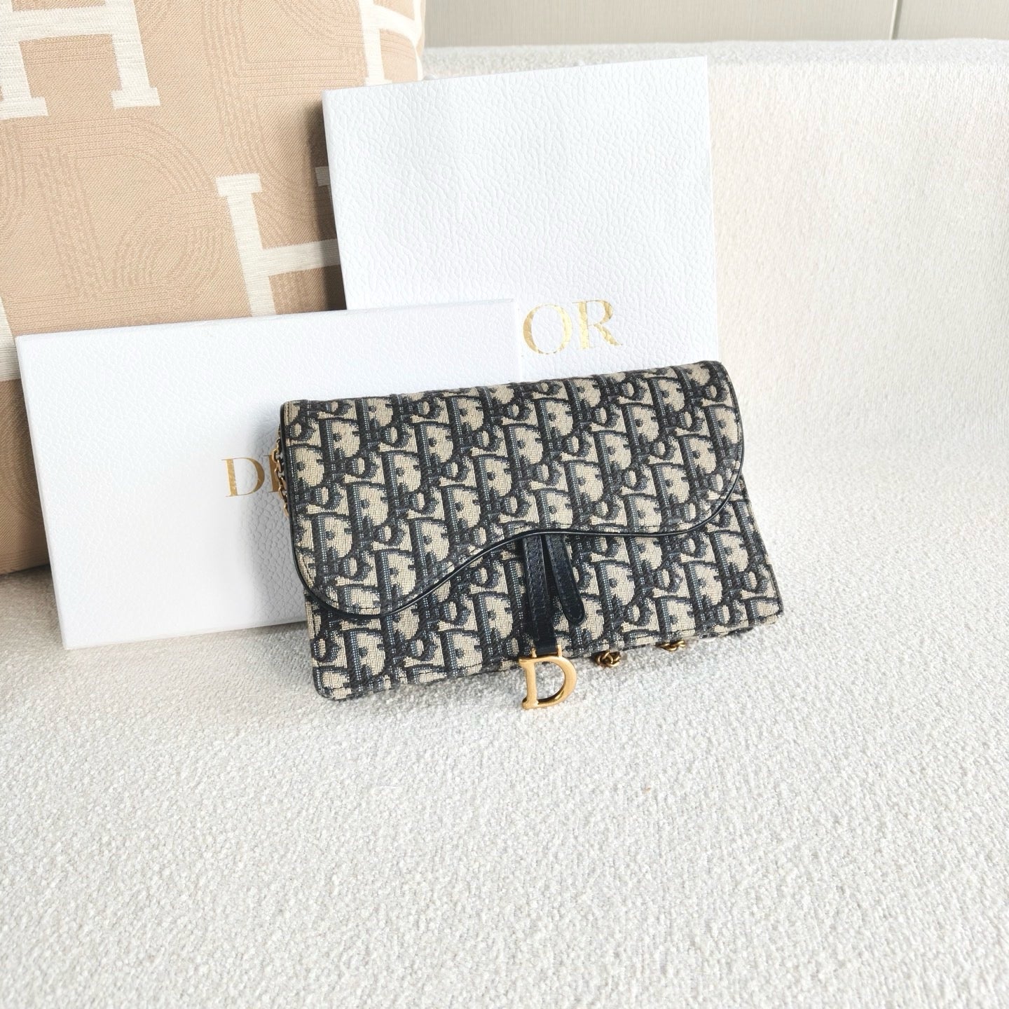Dior - Saddle - Cloth - Blue - (Medium)