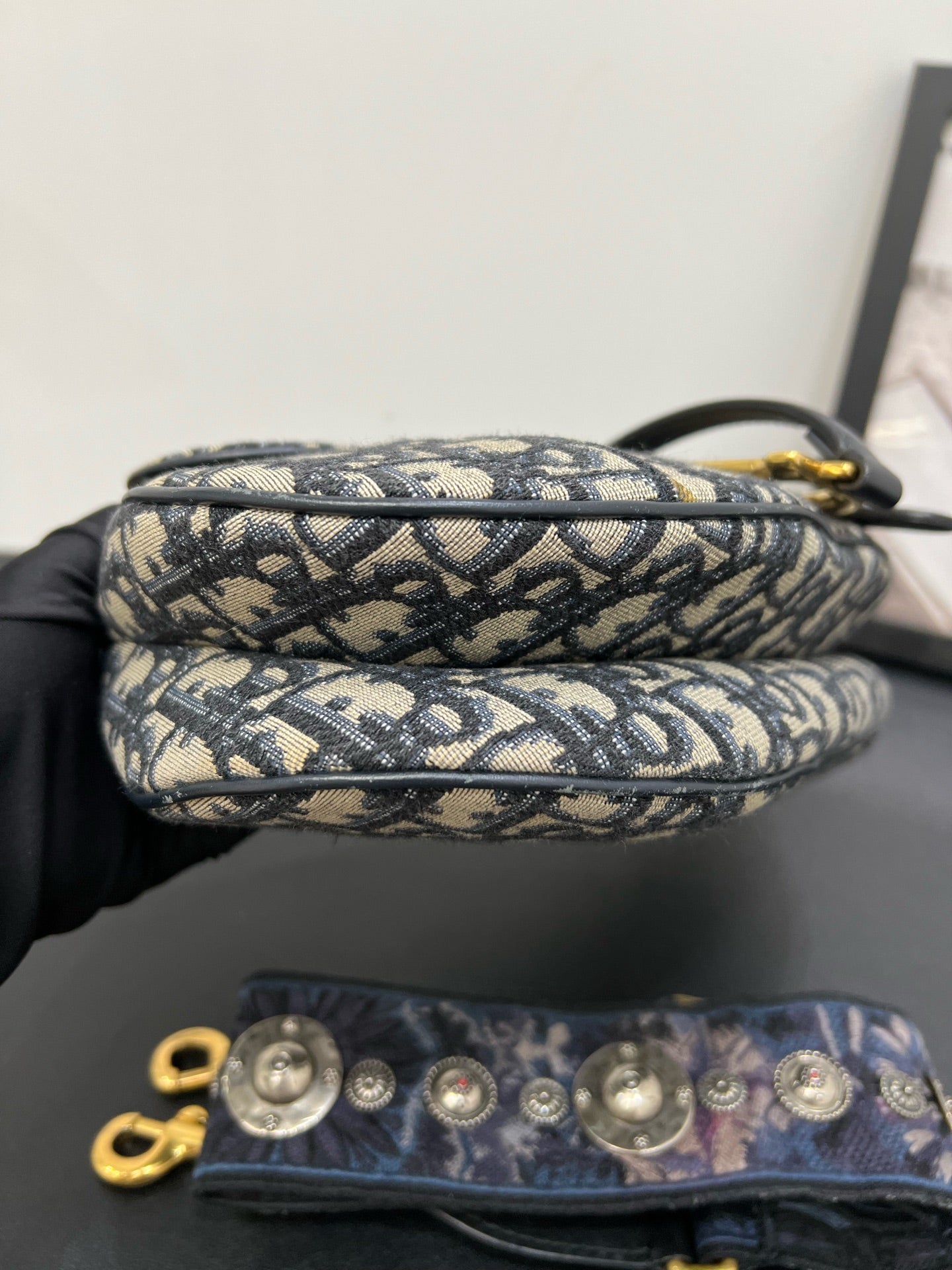 Dior - Saddle - Cloth - Blue - (medium)