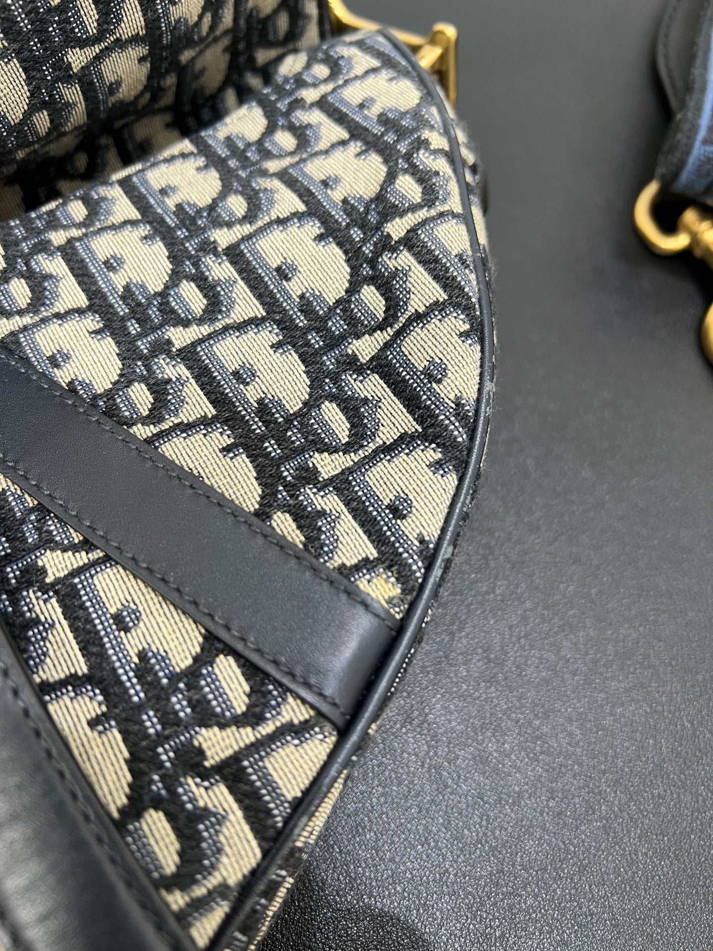 Dior - Saddle - Cloth - Blue - (medium)