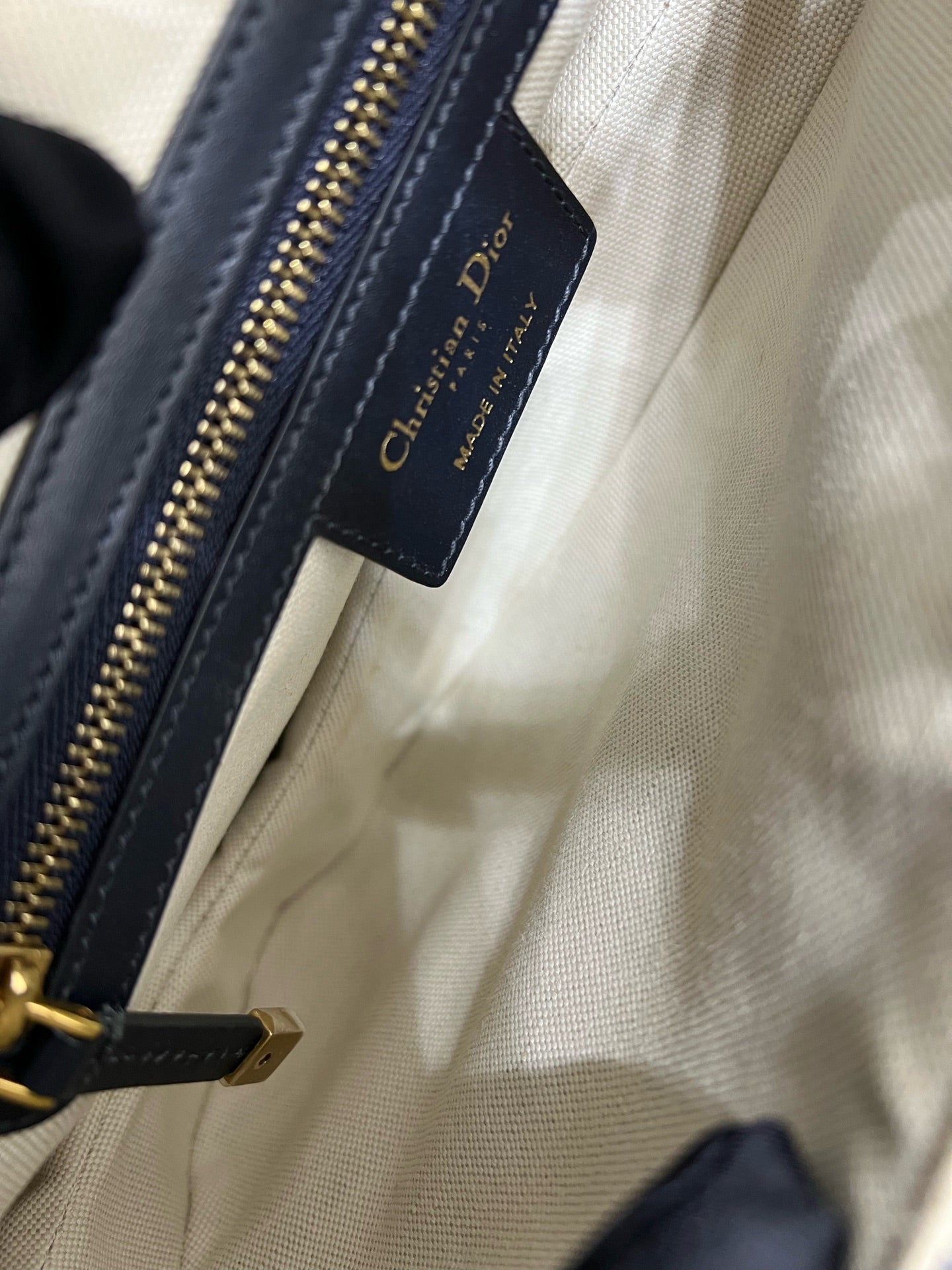 Dior - Saddle - Cloth - Blue - (medium)