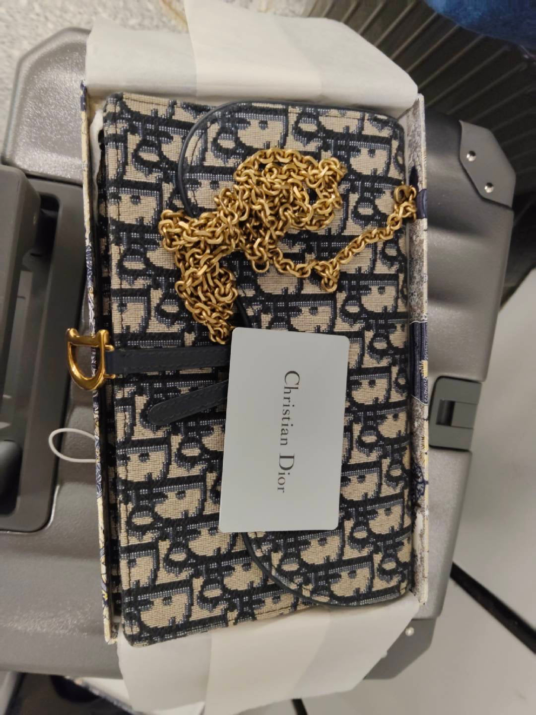 Dior - Saddle - Cloth - Blue - (mini)
