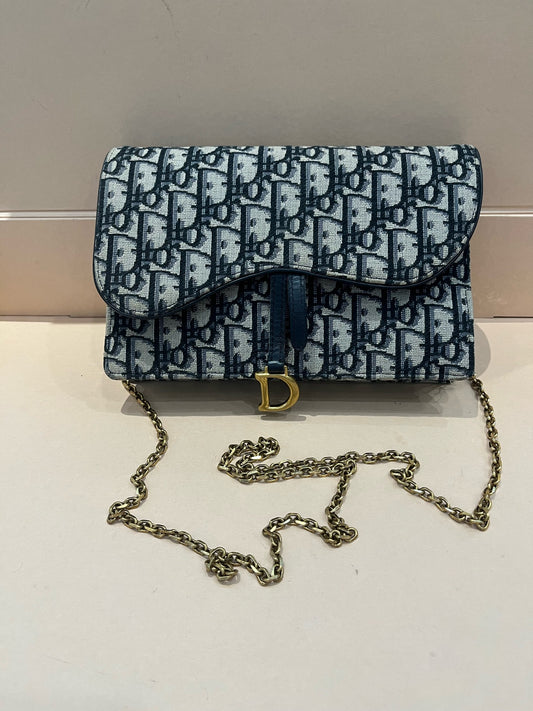 Dior - Saddle - Cloth - Blue - (mini)
