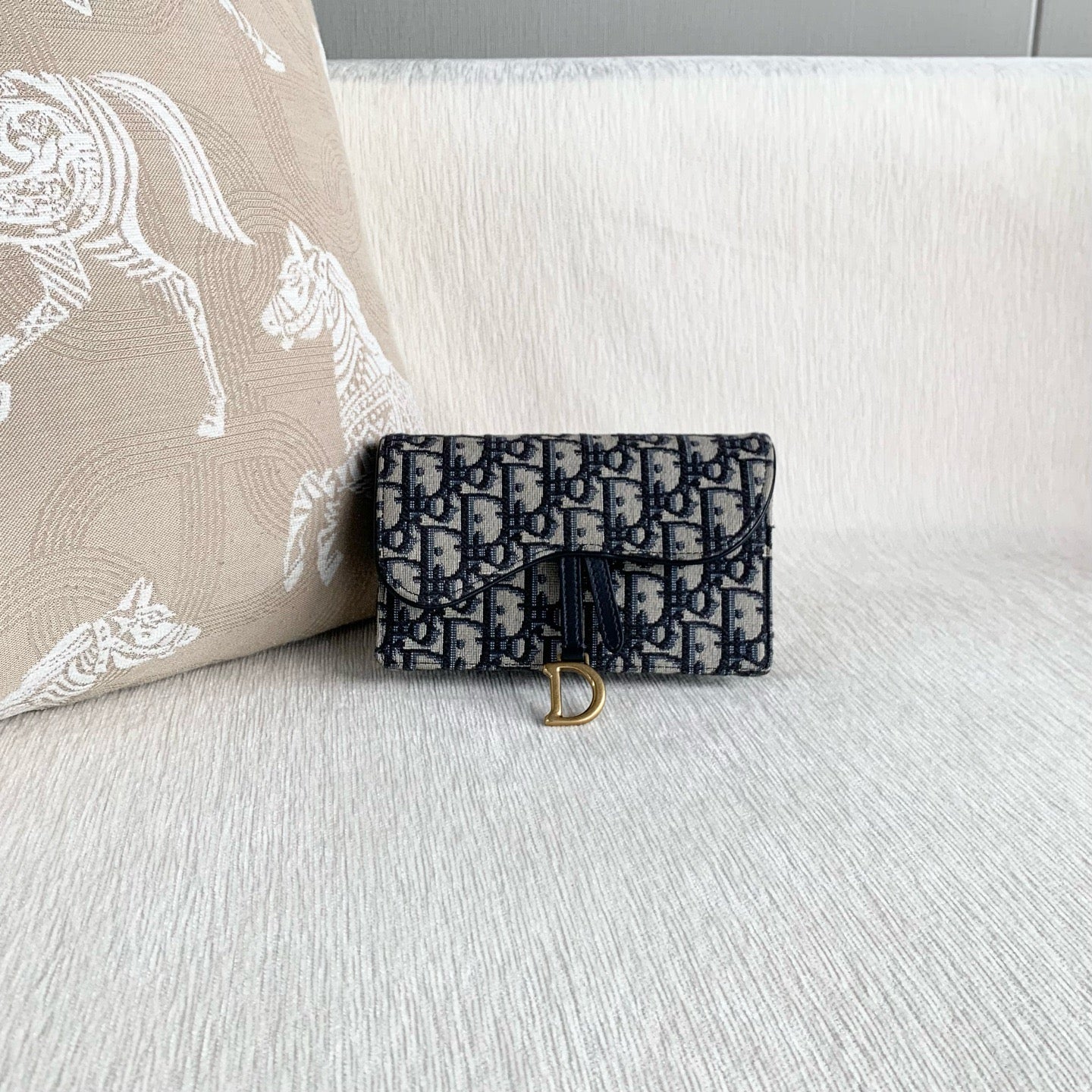 Dior - Saddle - Cloth - Blue - (mini)
