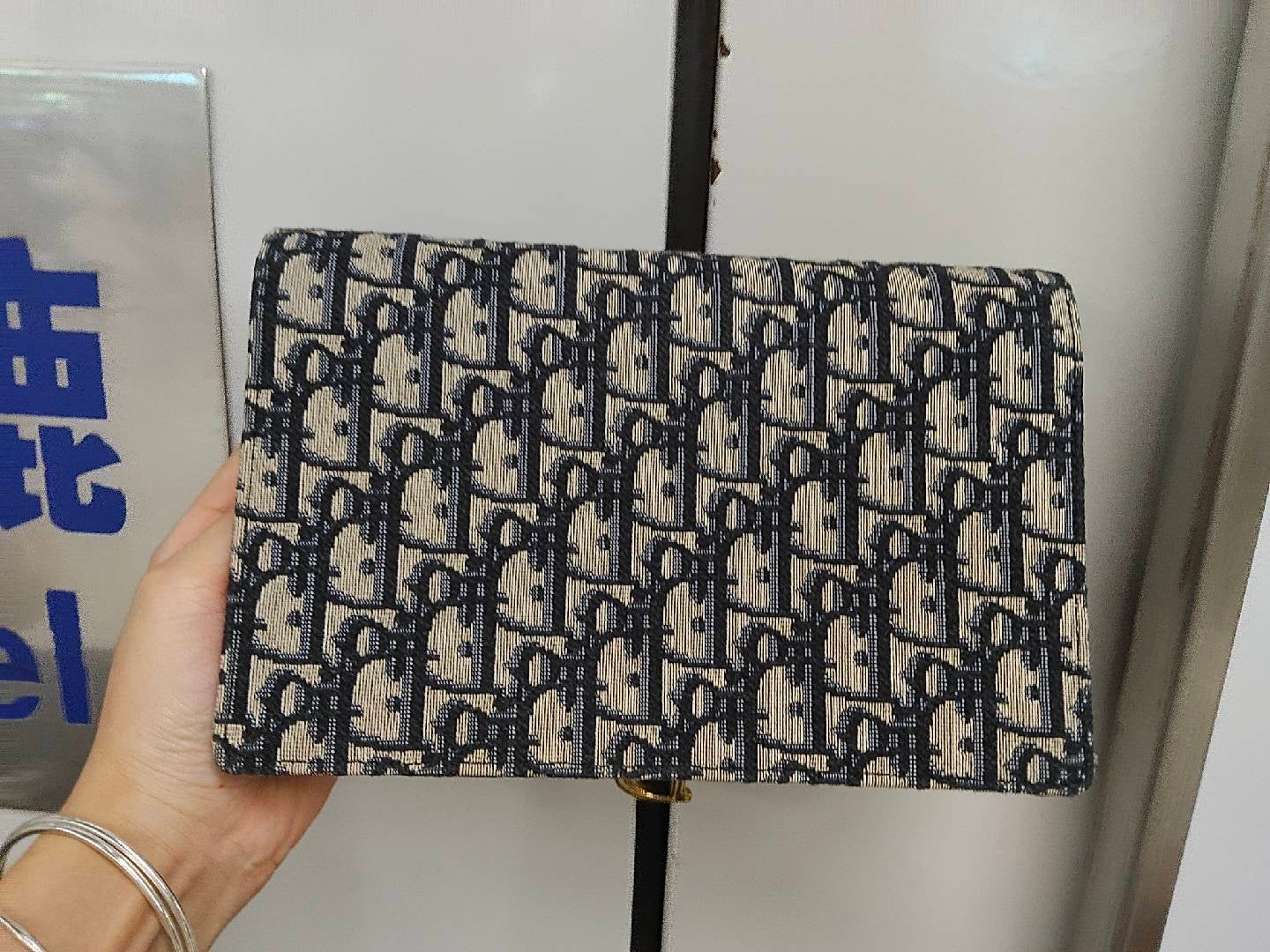 Dior - Saddle - Cloth - Blue - (mini)