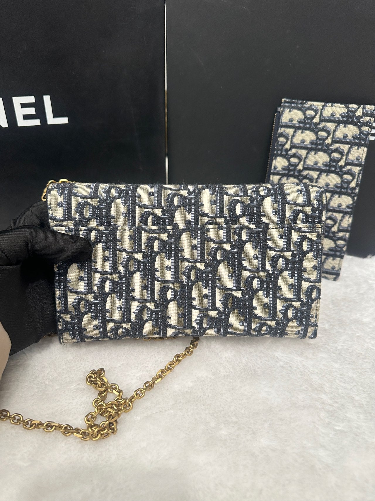 Dior - Saddle - Cloth - Blue - (mini)
