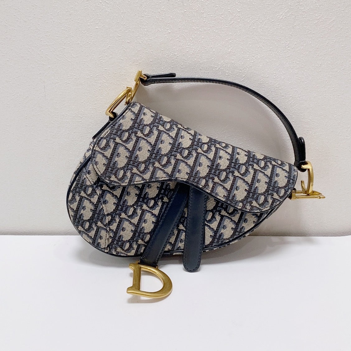 Dior - Saddle - Cloth - Blue - (mini)