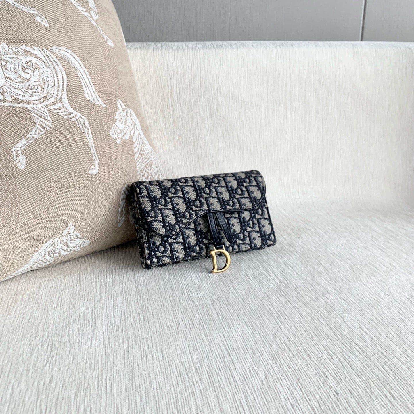 Dior - Saddle - Cloth - Blue - (mini)